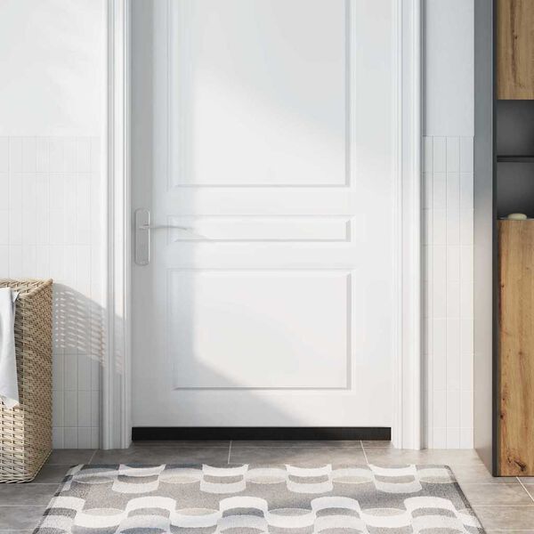 vidaXL Skrūvējami durvju birstes blīvējumi 2 pcs Sudraba 100 cm