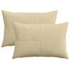 vidaXL Spilvenu pārvalks 2 pcs ALMELO Pelēki zaļa 30 x 50 cm kordurojs