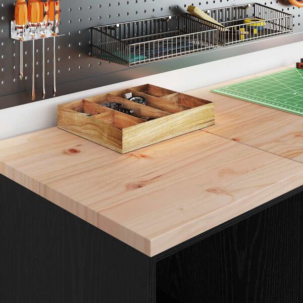 vidaXL Garāžas glabā&scaron;anas skapis, melns, 40x51x85 cm priedes masīvkoks