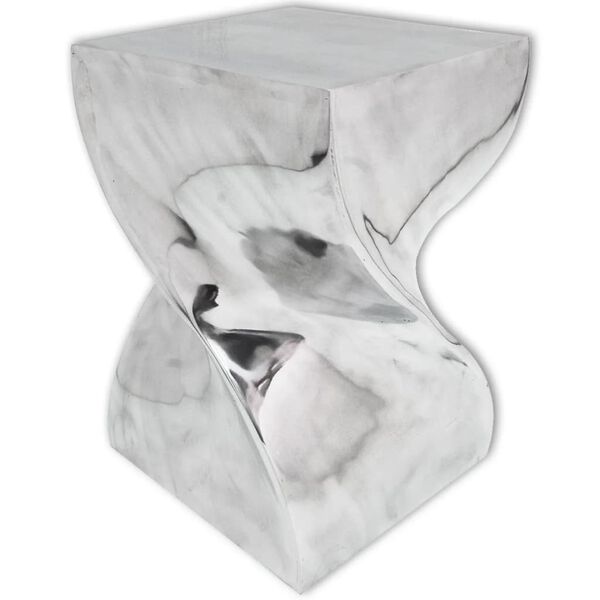 vidaXL izliektas formas beņķsi / galdiņš, alumīnijs, sudraba krāsā