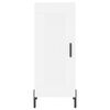 vidaXL augstais skapītis, balts, 34,5x34x180 cm, inženierijas koks