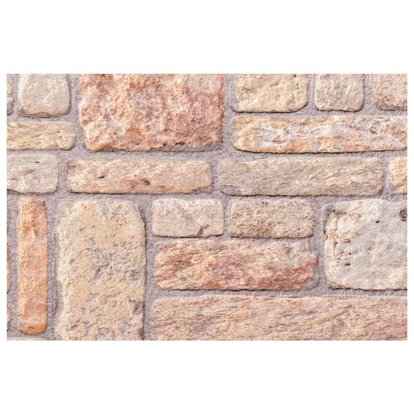 vidaXL Sienas paneļi 10 pcs Gai&scaron;i brūna un balta 100 x 50 cm EPS putas