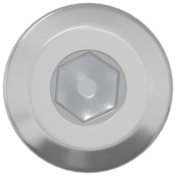 vidaXL Galvas bloķē&scaron;anas skrūve 12 pcs Sudraba M6 x 35 mm Tērauds