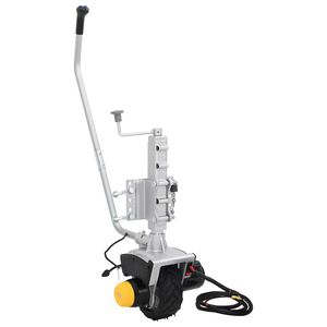vidaXL piekabes domkrats, ritenis, 12 V, 550 W, alumīnijs