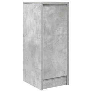 vidaXL kumode, betona pelēka, 29,5x34x76 cm, inženierijas koks