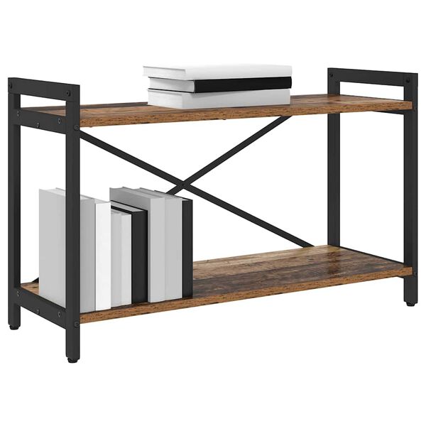 vidaXL Grāmatu plaukts Vecs koks 40 x 30 x 85 cm Inženierijas koks