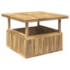vidaXL Balts 108,5 x 110 x 75/44,5 cm