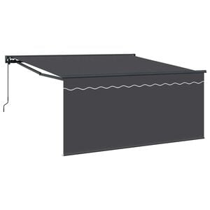 vidaXL Izvelkams jumtiņ&scaron; Antracīts 350 x 250 cm