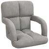 vidaXL Grīdas krēsls Gai&scaron;i pelēks 58 x 62 x 58 cm Samts