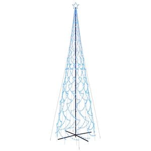 vidaXL Ziemassvētku egle, 3000 zilas LED lampiņas, 230x800 cm