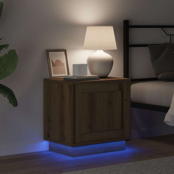 vidaXL Nakts skapītis Artisānā ozols 44 x 34,5 x 45 cm