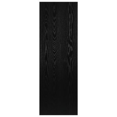 vidaXL vannasistabas mēbeles, melnas, 120x40x16,3 cm