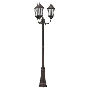 vidaXL Dārza gaisma 61 x 53 x 235 cm Alumīnijs un stikls
