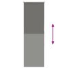 vidaXL Rullo žalūzija Blackout pelēks 45x150 cm Auduma platums 40,7 cm