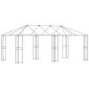 vidaXL Paviljona rāmis bez paviljona auduma 6 x 3 m Melns Tērauds