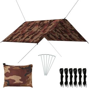 vidaXL āra brezenta tents, 3x2,85 m, kamuflāža