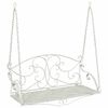 vidaXL &Scaron;ūpoļu sols Tērauds 110 x 52,5 x 47 cm Antīka balta