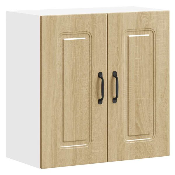 vidaXL virtuves sienas skapītis, Kalmar, ozolkoka, inženierijas koks