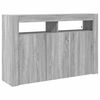 vidaXL Puse Pelēks Sonoma 116 x 30 x 75 cm Inženierijas koks