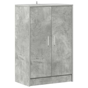 vidaXL Apavu skapji 60 x 35 x 92 cm Betona pelēks Apavi