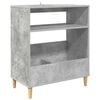 vidaXL Pagrieziena atskaņotāja statīvs Betona pelēks 71 x 39,5 x 83 cm