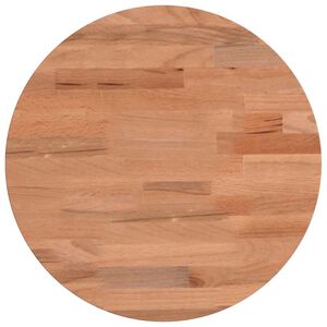 vidaXL galda virsma, &Oslash;30x1,5 cm, apaļa, dižskābarža masīvkoks
