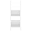 vidaXL 4-daļīgs grāmatplauktu komplekts, balts, inženierijas koks