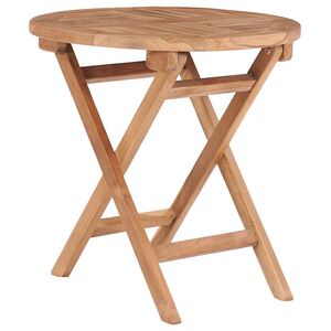 vidaXL saliekams dārza galds, 45 cm, masīvs tīkkoks