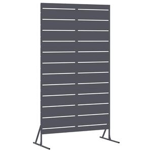 vidaXL Privātuma ekrāns 100 x 50 x 180 cm Tērauds Antracīta