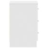 vidaXL naktsskapīši, 2 gab., balti, 38x35x56 cm, inženierijas koks