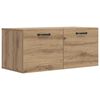vidaXL Sienas skapis Pie sienas Artisan ozols 80 x 36,5 x 35 cm