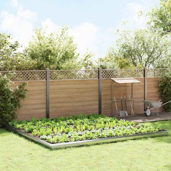 vidaXL Gliemežu sētas 20 pcs Sudraba Cinkots tērauds