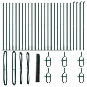 vidaXL Žoga āķis Zaļa