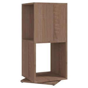 vidaXL grozāms plaukts, ozolkoka, 34,5x34,5x75,5 cm, skaidu plāksne