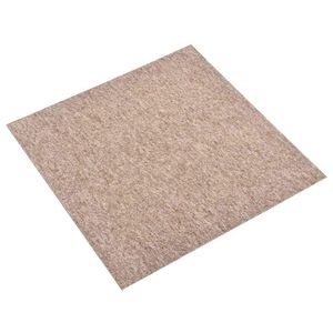 vidaXL Paklājs 20 gab. Bē&scaron;a 50 x 50 cm 100% polipropilēns