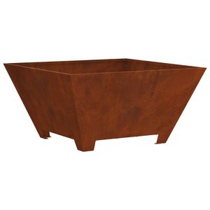 vidaXL Uguns bļoda Rūsa 60 x 60 x 30 cm