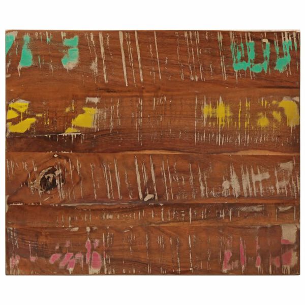 vidaXL galda virsma, 60x50x2,5 cm, taisnstūra, pārstrādāts masīvkoks