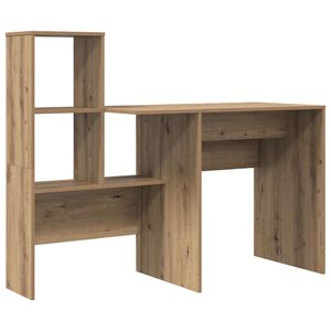 vidaXL Galds Artisānā ozols Inženierijas koks 131,5 x 50 x 106,5 cm