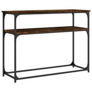 vidaXL konsoles galdiņ&scaron;, ozolkoka, 100x35,5x75 cm, inženierijas koks