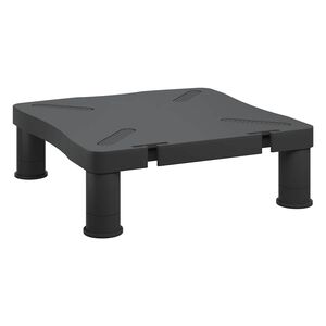 vidaXL monitora paliktnis, melns, 33,5x34x10,5 cm