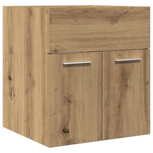 vidaXL vannas istabas izlietnes skapis Artisan ozols 41x38,5x46 cm