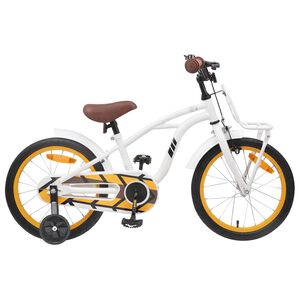 vidaXL Bērnu Velosipēds 16 Collas no 4-6 gadiem Balts