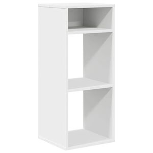 vidaXL grāmatu skapis Balts 34x31x80 cm Engineered Wood