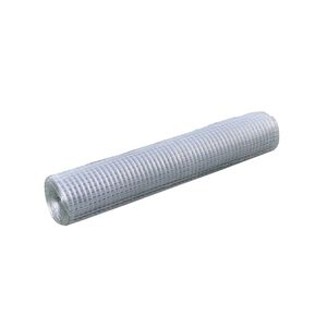 vidaXL sieta žogs, cinkots tērauds, kvadrāta, 1x25 m, sudraba krāsā
