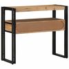 vidaXL Konsoles galds Brūna 90 x 33 x 75 cm akācijas masīvkoks