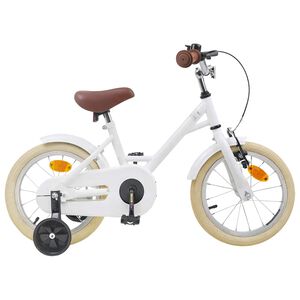 vidaXL Bērnu Velosipēds 12 Collas no 2-4 gadiem Balts
