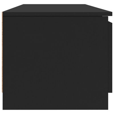 vidaXL TV skapītis, melns, 140x40x35,5 cm, skaidu plāksne