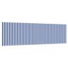 vidaXL Izvelkams jumtiņ&scaron; Zila un balta 400 &times; 300 cm