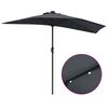 vidaXL Dārza parasols Antracīts 294 x 150 x 224 cm audums
