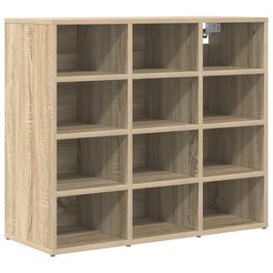 vidaXL Apavu skapis 77,5 x 30 x 67 cm Inženierijas koks Sonomas ozols